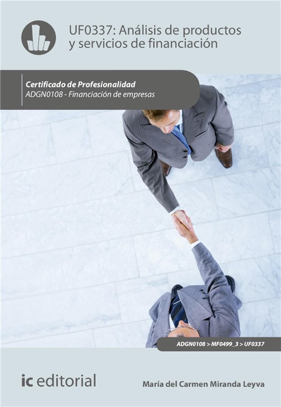 E-book Análisis De Productos Y Servicios De Financiación. Adgn0108