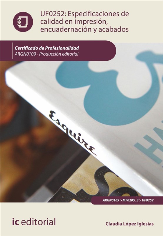 E-book Especificaciones De Calidad En Impresión, Encuadernación Y Acabados. Argn0109