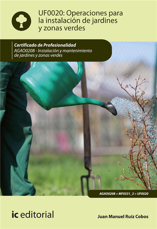 E-book Operaciones Para La Instalación De Jardines Y Zonas Verdes. Agao0208