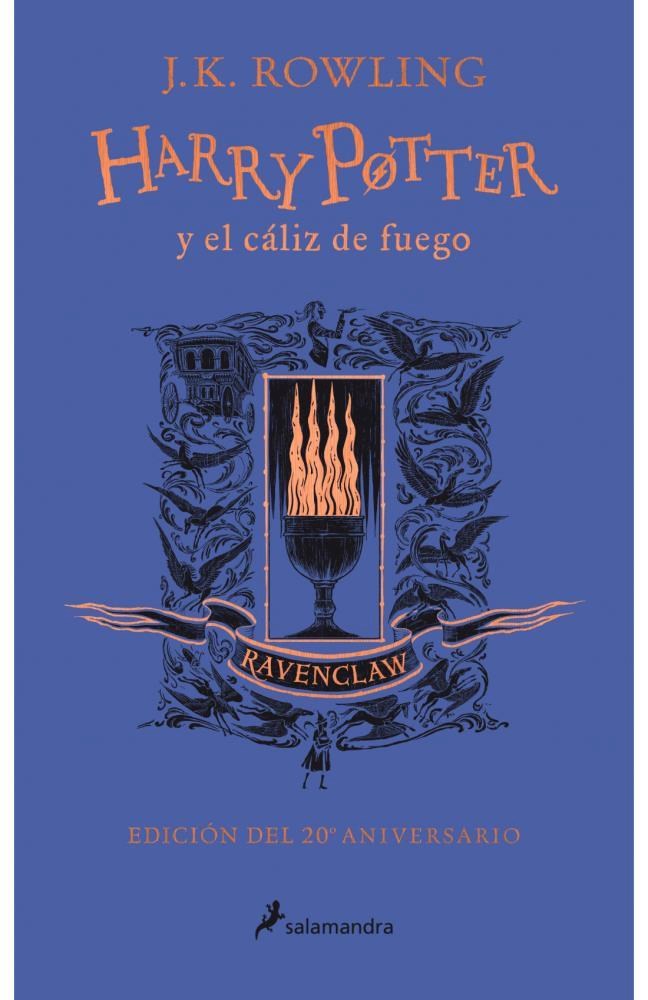 Papel Harry Potter  Y El Caliz De Fuego 4 Td Azul