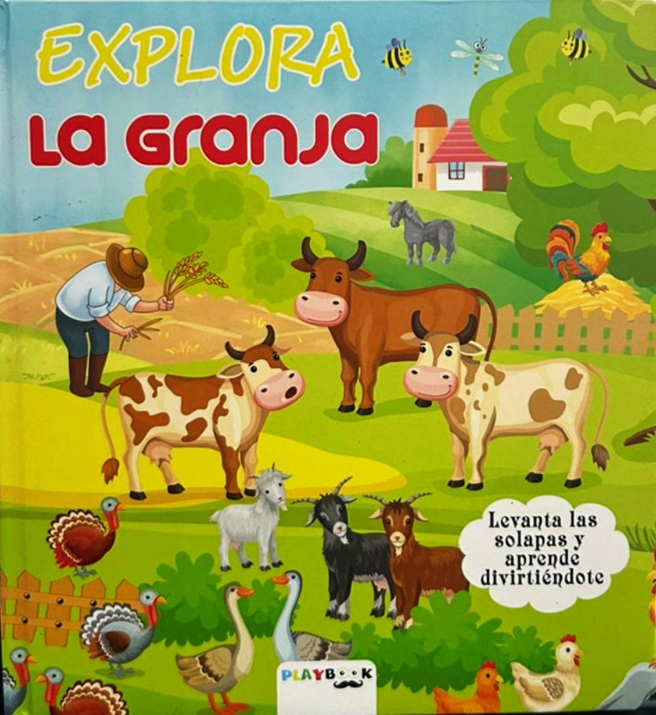 Papel EXPLORA LA GRANJA LEVANTA LAS SOLAPAS Y APRENDE DIVIRTIÉNDOTE