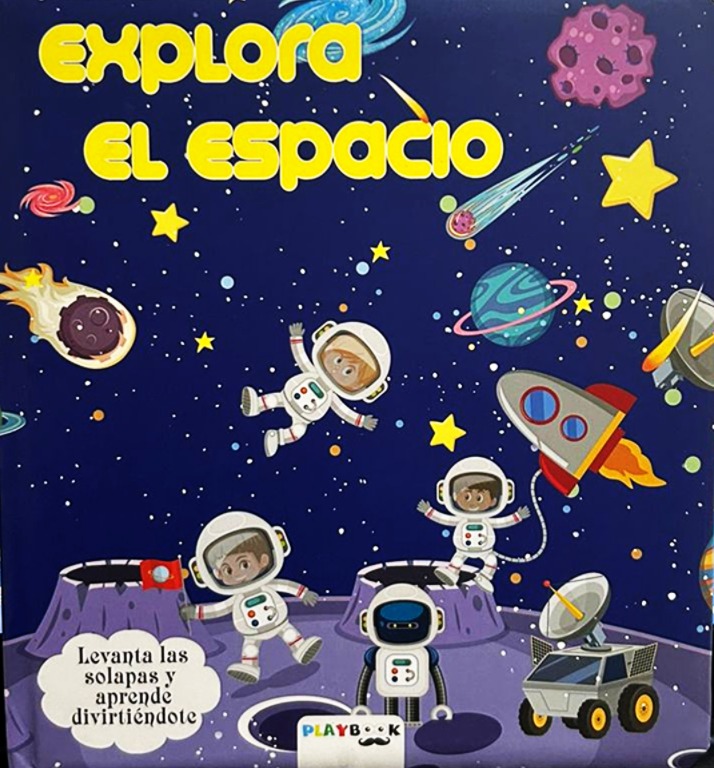 Papel EXPLORA EL ESPACIO LEVANTA LAS SOLAPAS Y APRENDE DIVIERTIÉNDOTE