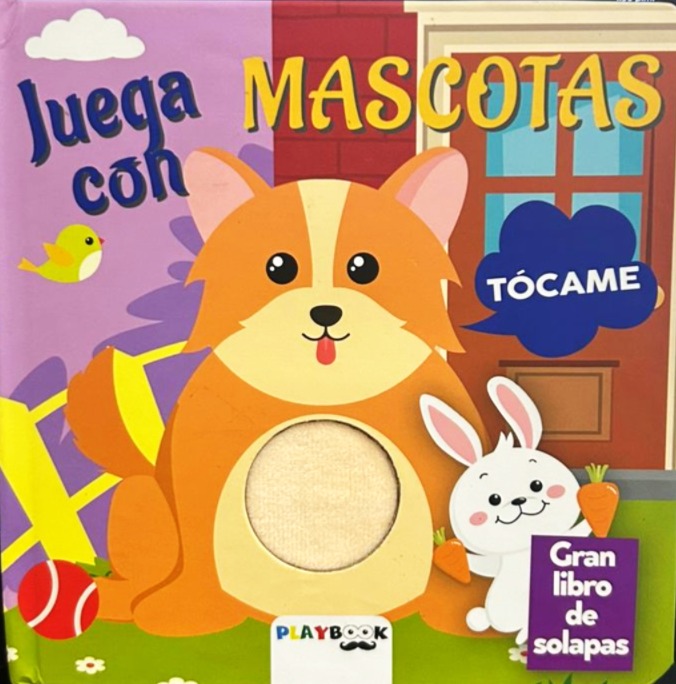 Papel JUEGA CON MASCOTAS TOCAME! GRAN LIBRO DE SOLAPAS CON TEXTURAS