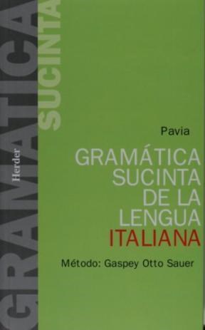 Papel Gramatica Sucinta De La Lengua Italiana