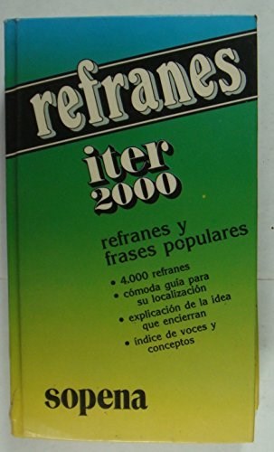  DICC  SOPENA ITER 2000 REFRANES