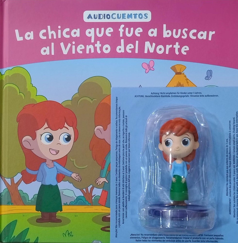 Papel LA CHICA QUE FUE A BUSCAR AL VIENTO DEL NORTE AUDIOCUENTOS