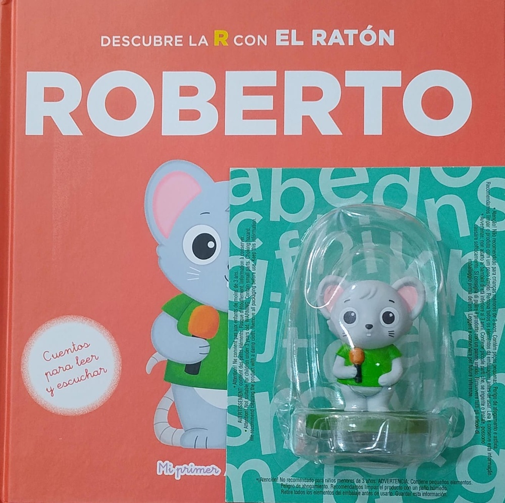 Papel DESCUBRE LA R CON EL RATON ROBERTO MI PRIMER ABECEDARIO