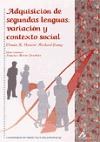  ADQUISICION DE SEGUNDAS LENGUAS  VARIACION Y CONTEXTO SOCIAL