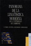  PANORAMA DE LA LINGUISTICA MODERNA II  TEORIA LINGUISTICA