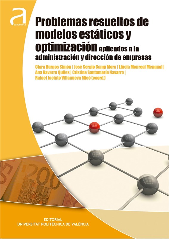 E-book Problemas Resueltos De Modelos Estáticos Y Optimización Aplicados A La Administración Y Dirección De Empresas