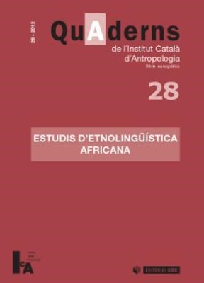 E-book Revista Quaderns De L'Institut Català D'Antropologia Nº 28