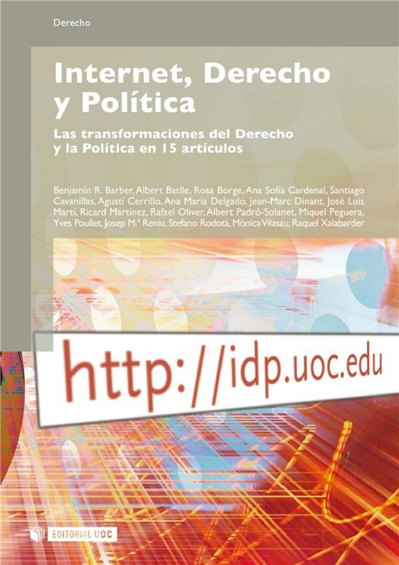 E-book Internet, Derecho Y Política