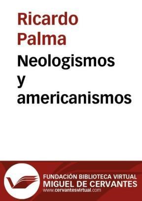 E-book Neologismos Y Americanismos