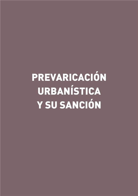 E-book Prevaricación Urbanística Y Su Sanción
