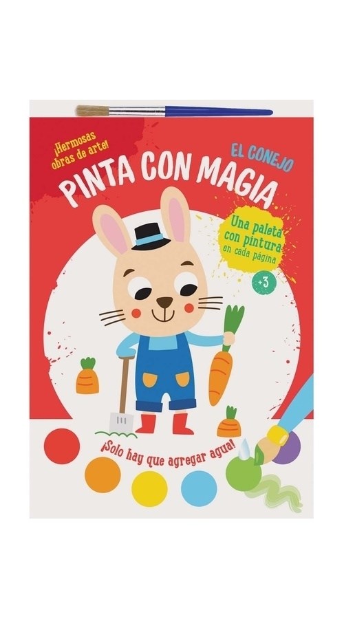 Papel Pinta Con Magia - El Conejo