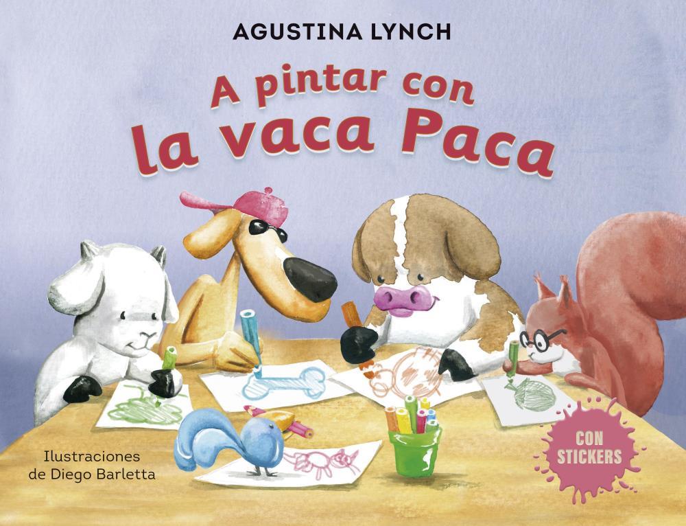 Papel A PINTAR CON LA VACA PACA