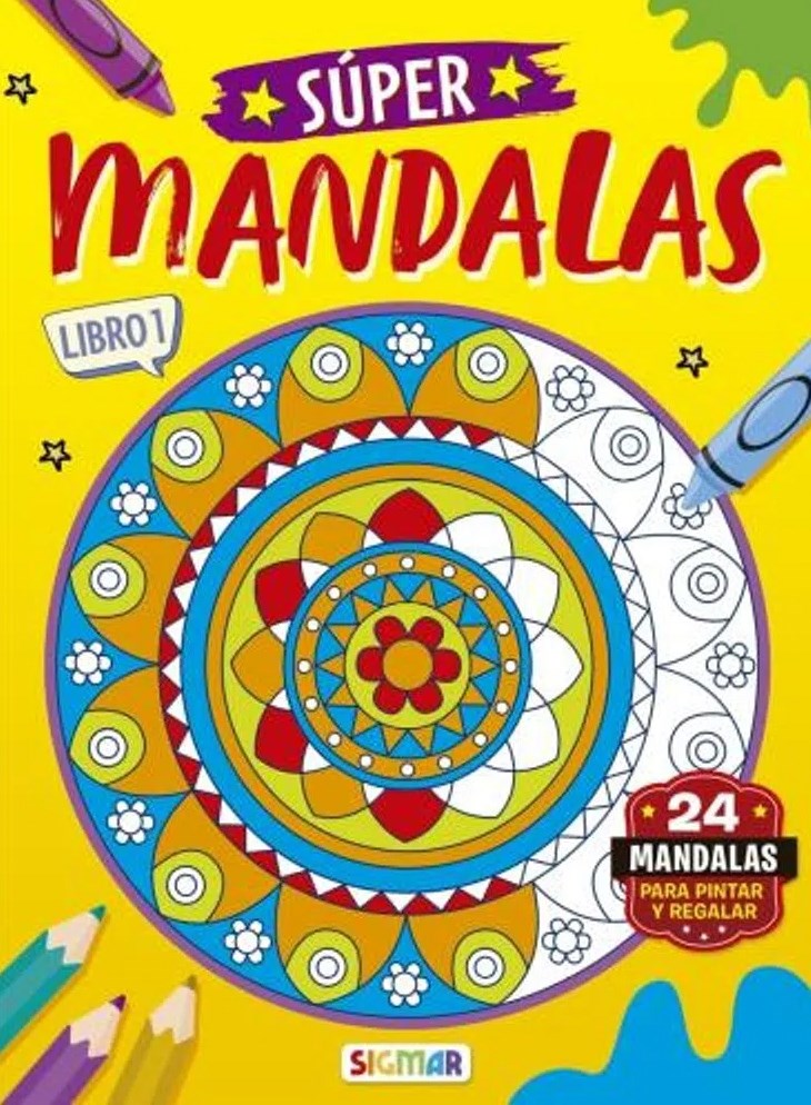 Papel Super Mandalas Libro 1