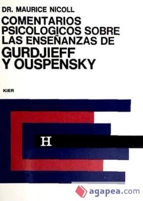 Papel Comentarios Psicologicos Sobre Las Enseñanzas De Gurdjieff Y Ouspensky. Tomo 5