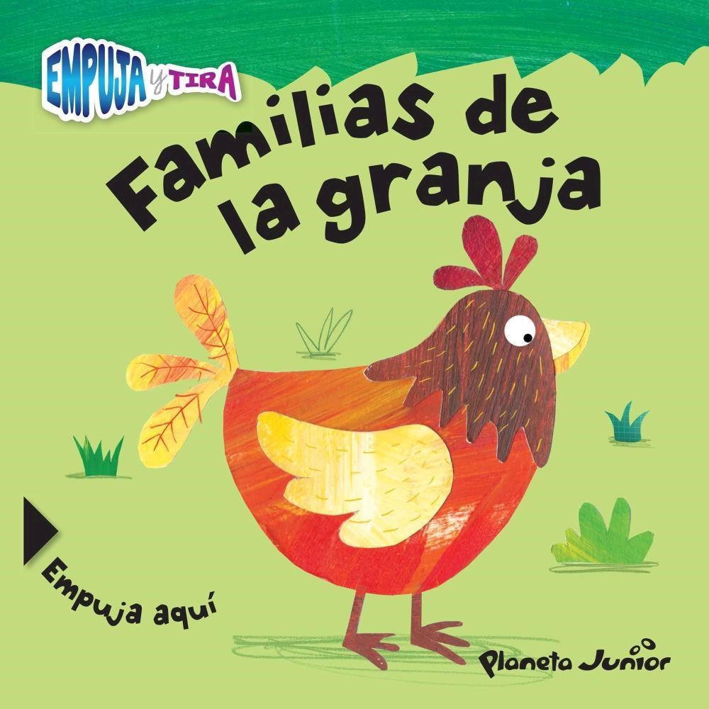 Papel Empuja Y Tira - Familias De La Granja