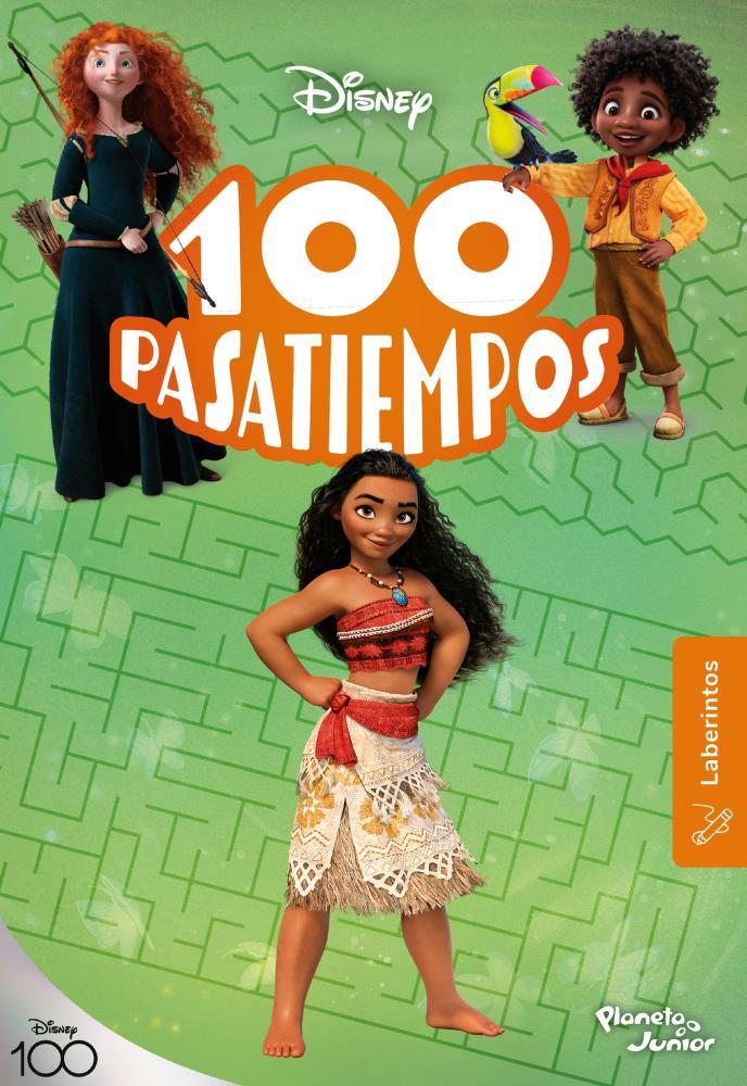 Papel 100 Pasatiempos (Laberintos). Disney