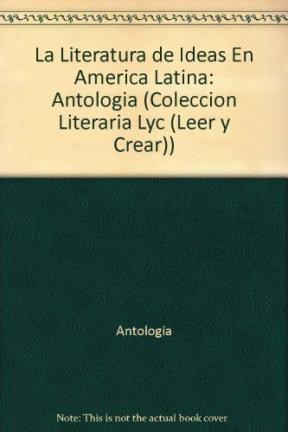 LITERATURA DE IDEAS EN AMERICA LATINA  LA