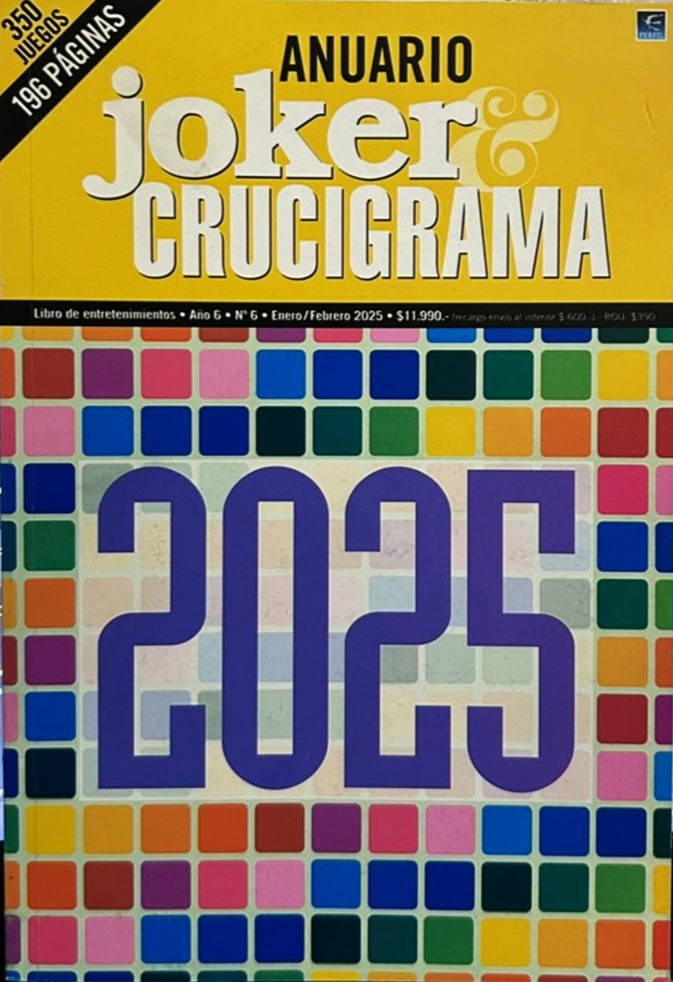 Papel ANUARIO JOKER CRUCIGRAMA N° 6 2025