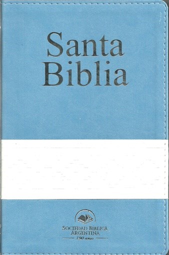 Papel Santa Biblia Azul Y Blanco