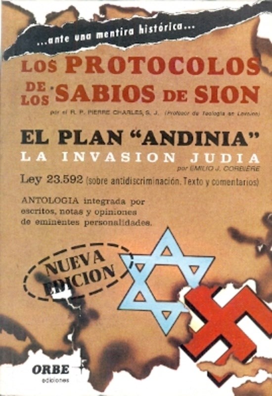 Papel Protocolos De Los Sabios De Sion El Plan Andinia Edicion Nacional