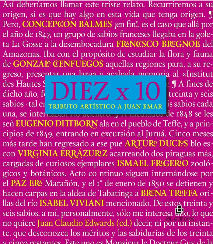 E-book Diez X 10: Tributo Artístico A Juan Emar