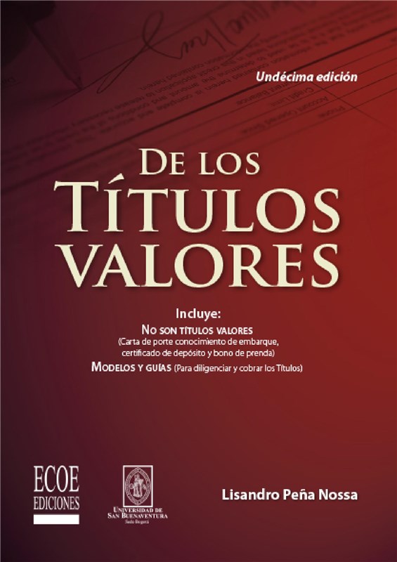 E-book De Los Títulos Valores