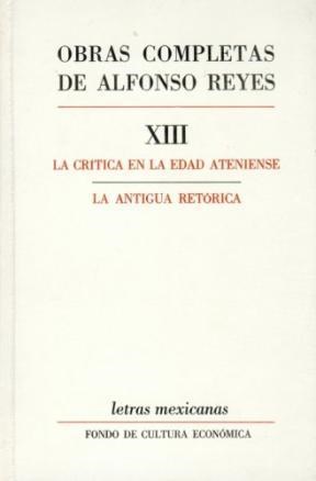  OBRAS COMPLETAS DE ALFONSO REYES  XIII