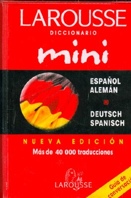 Papel Diccionario Mini Espa?Ol Aleman Deutsch Spanisch
