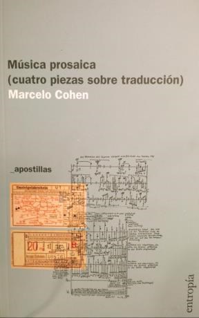 Papel Musica Prosaica. Cuadtro Piezas Sobre Traduccion