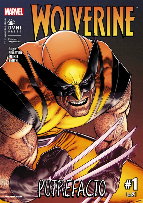 Papel MARVEL - WOLVERINE - PUTREFACTO 1 DE 2