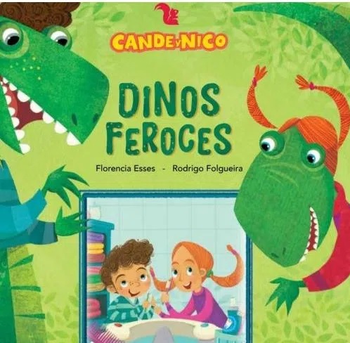 Papel Cande Y Nico. Dinos Feroces - Novedad 2021