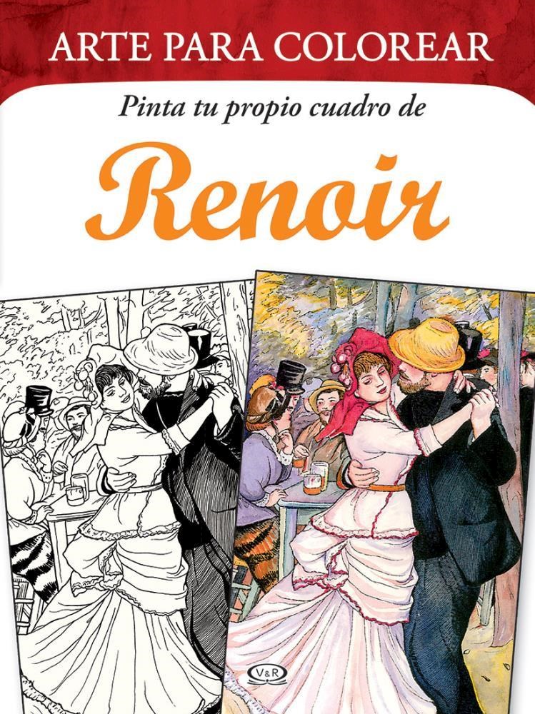 Papel Arte Para Colorear, Pinta Tu Propio Cuadro De Renoir