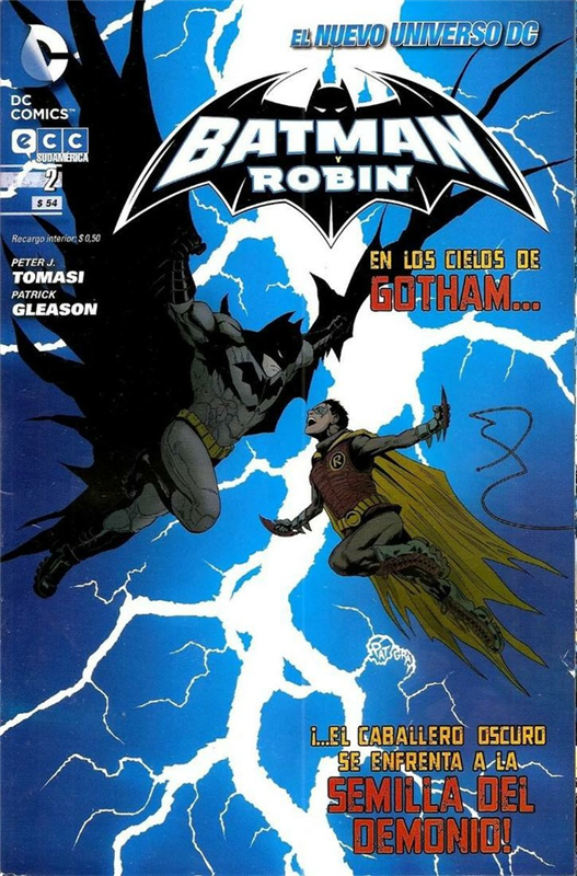 Papel BATMAN Y ROBIN ELCABALLERO OSCURO SE ENFRENTA A LA SEMILLA DEL DEMONIO