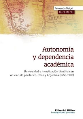 E-book Autonomía Y Dependencia Académica