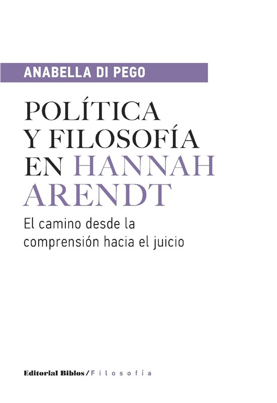 E-book Política Y Filosofía En Hannah Arendt