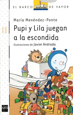 Papel Pupi Y Lila Juegan A La Escondida - Serie Blanca