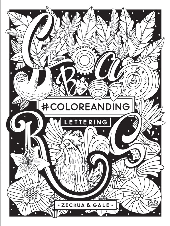 Papel Coloreanding Lettering
