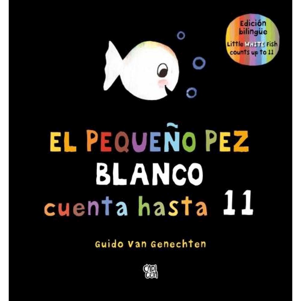 Papel El Pequeño Pez Blanco Cuenta Hasta 11 ( Español - Ingles ) Td