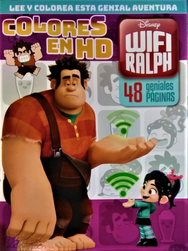 Papel COLORES EN HD WIFI RALPH LEE Y COLOREA