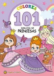 Papel Colorea 101 Dibujos De Princesas