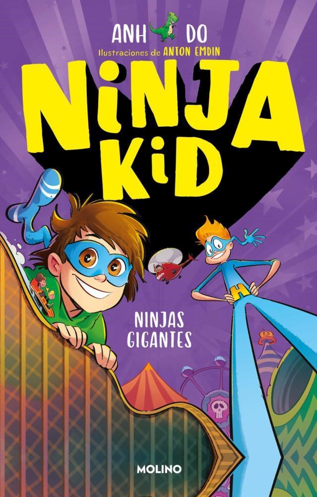 Papel Ninja Kid 6. Ninjas Gigantes