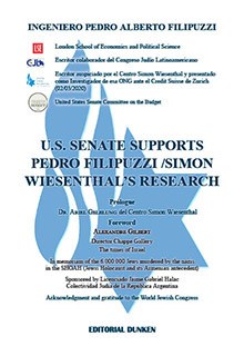 Papel U.S. Senate Supports Pedro Filipuzzi/ Simon Wiesenthal'S Research
