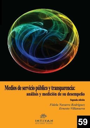 E-book Medios De Servicio Público Y Transparencia: Análisis De Medición Y Desempeño