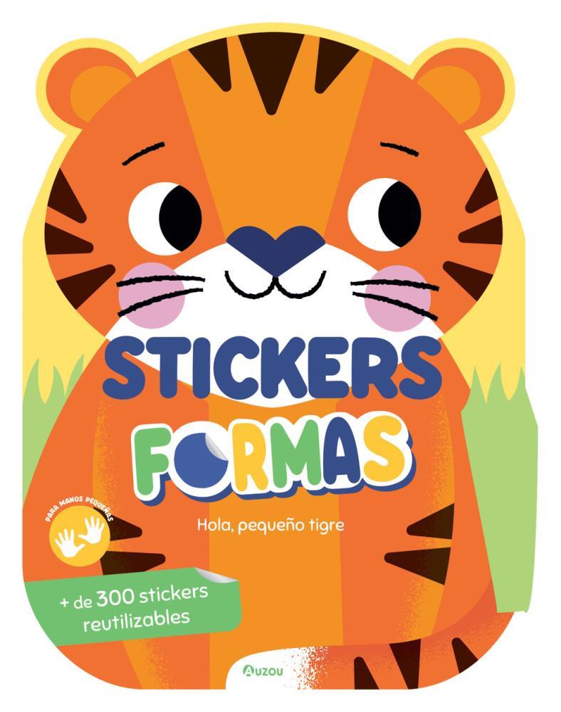 Papel Stickers Formas Hola Peque?O Tigre