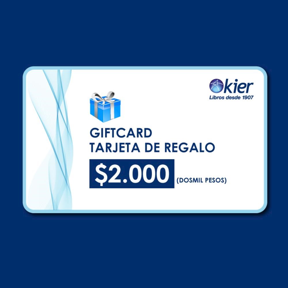 Papel Gift Card 2000