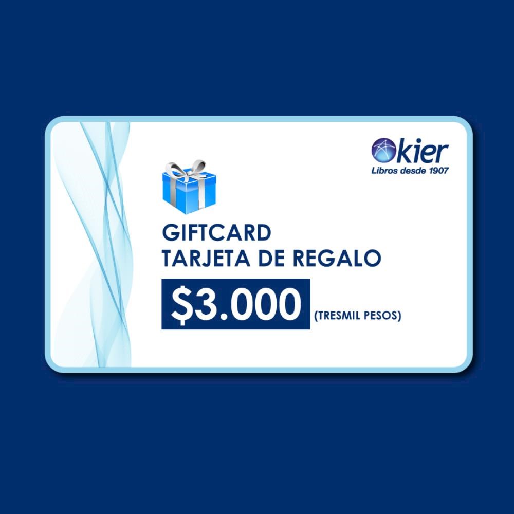 Papel Gift Card 3000